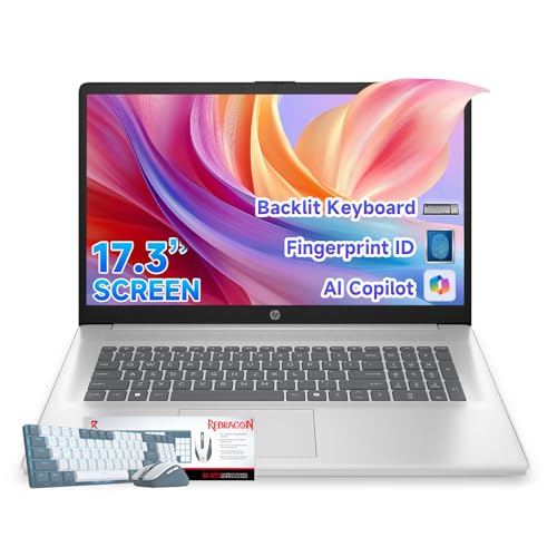 HP 17.3' Business Laptop, 13th Gen Intel 10-Core i5-1334U(Beats i7-1255U), 20GB RAM, 512GB SSD,...