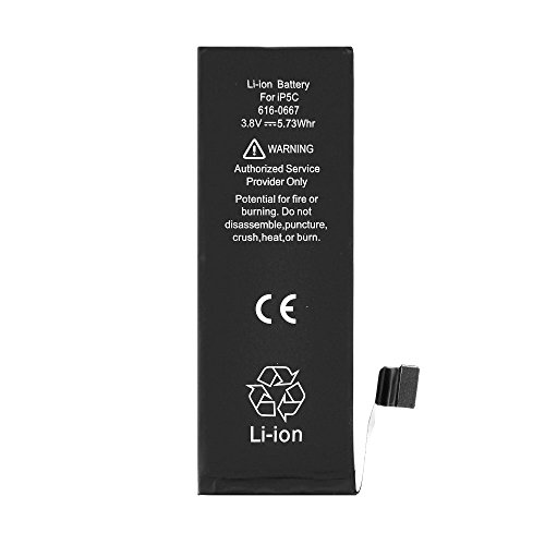 OEM Replacement Internal Battery Li-ion Lithium 1510 mAh Rechargeable Battery consistent with iPhone 5C  Fast Charge 2.0