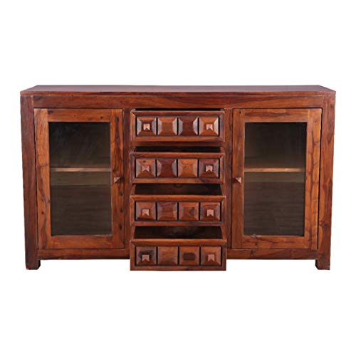 Image of Hometown Solid Wood Sideboard (Honey)
