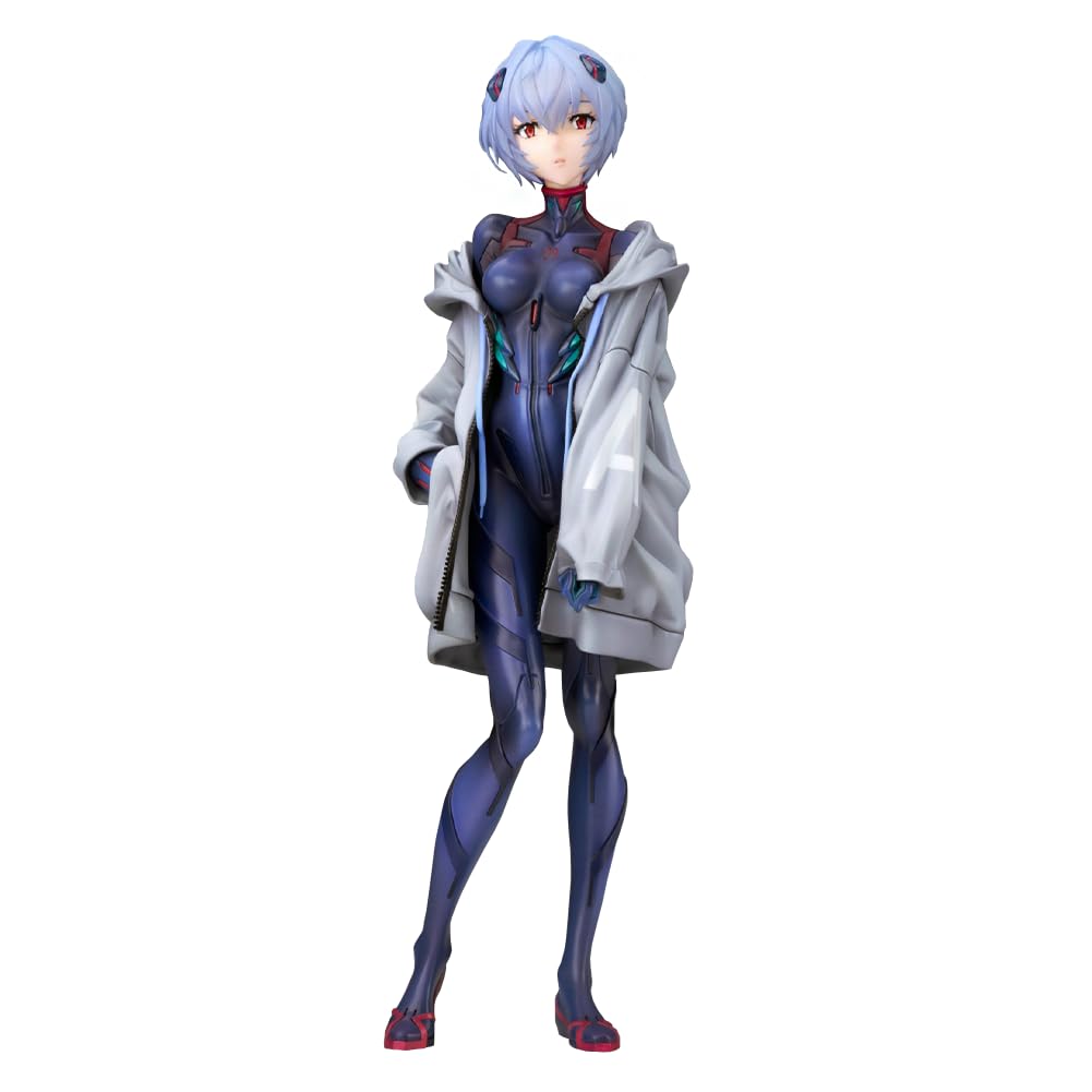 Zhongkaihua Ayanami Rei Figure PVC 22CM Battle Suit Ayanami Rei Action Figure Model Anime Statue Figurine Desktop Decor Collectible Gifts