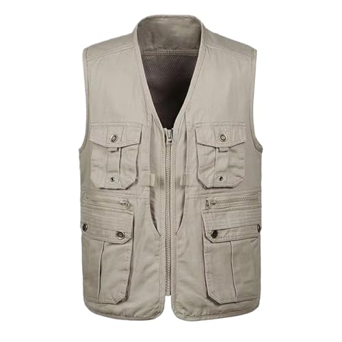 Chaleco de algodón holgado para hombre para evitar mochilas pesadas