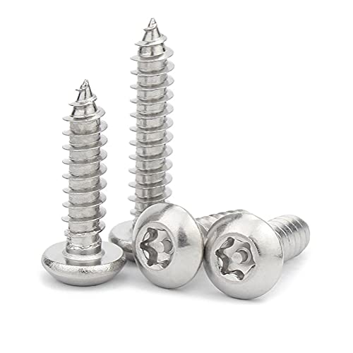 ANSIEDIO Self Tapping Screws Torx Round Head Wood Screws Stainless Steel Security Screw, M2.9×13mm,100 pcs - Image 2
