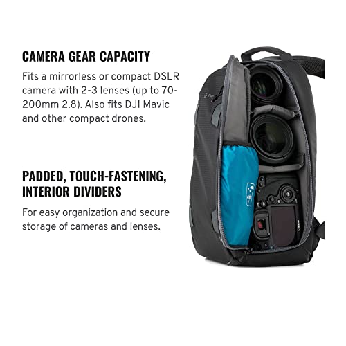 Tenba Solstice Sling Messenger Bag, mochila cruzada acolchada para objetivos 4