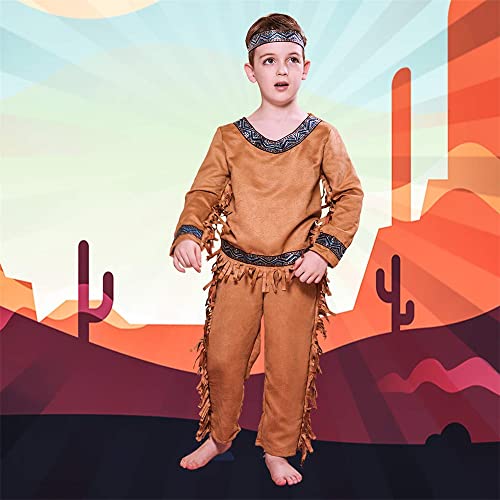 Eraspooky Kids Native American Costume Halloween Indian Boys Girls Fancy Dress #TOP1