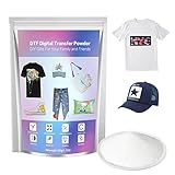 Homealexa DTF Powder, 500g / 17.6oz Digital Transfer Hot Melt Adhesive, Pretreat Powder Compatible w