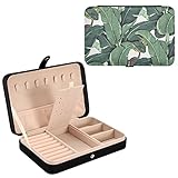 Taille : 21 x 14 x 4,3 cm, ce qui est petit et portable, et ne prendra pas trop de place dans une valise ou un sac à main. Le panneau intérieur supérieur et inférieur soutient, il n'est pas facile à presser et à déformer, et protège mieux les bijoux.