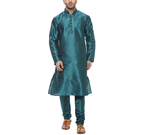 Image of Royal Kurta Men's Silk Blend Kurta Pyjama Set