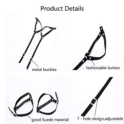 Florawang Detachable Shoe Strap Belt Band For Holding Loose High Heels Pumps (Suede Apricot) #TOP2