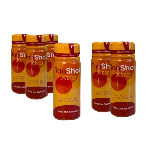 X6 Tanshot / Sunshot Tanning drinks Promotes tanning and cares for your skin (X6 60ml bottles) by tanshot
