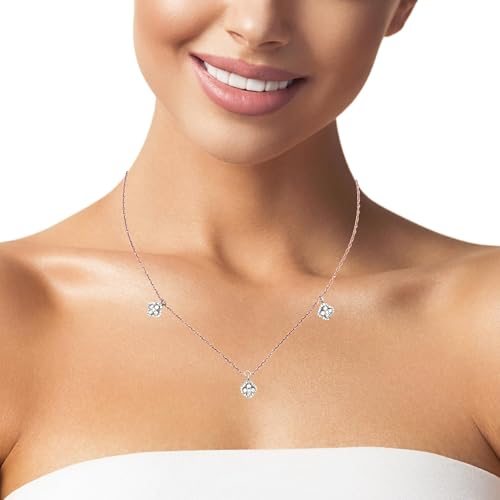Image of 925 Sterling Silver Pendant Necklace for Women | Silver Locket with Chain | Daily Wear Jewellery | Minimalist Jewelry for Office & Casual Wear | Gift for Woman, Wife, Girlfriend, Mother, Sister | Anniversary, Birthday, Valentine's Day, Rakhi Gift