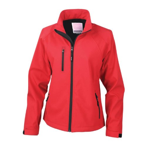 Result Ladies La Femme 2 Layer Softshell Jacket (L) (Silver Grey) #TOP5
