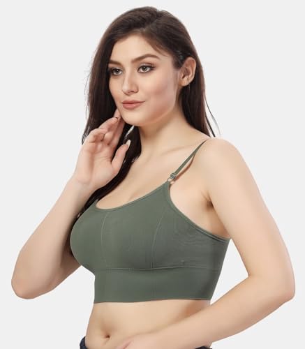 Image of Fabme Women's Seamless, Low Back, Cami-Bra