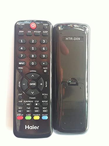 Image of EHOP Compatible Remote Control for Haier Brand TV | HTR-D09, HD09, HD06, LE29F2320, LE32F2220, L32D1120, L42C1180A, HL32P2A, LE24C1380, HL22XLT2A, L32C1120, HL42XP22A