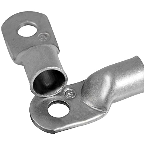 ANCOR MARINE GRADE 252255 Electrical Heavy Duty Tinned Copper Lugs (4-Gauge, Size 5/16 Screw, 2-Pack)