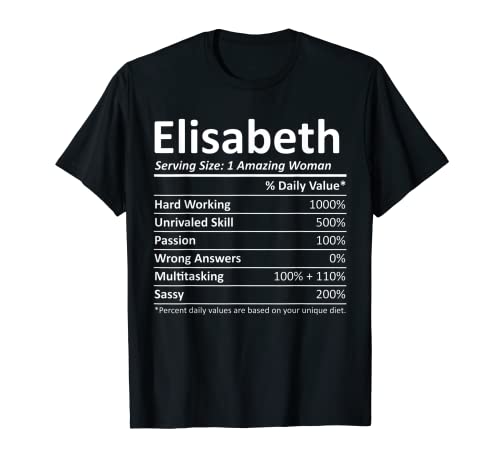 ELISABETH Nutrition - Regalo divertido de Navidad Camiseta