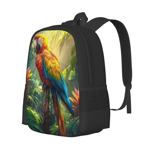 Travel Backpack Pink Leopard,Panther 17In Lightweight Casual Daypack for Business Men Women2