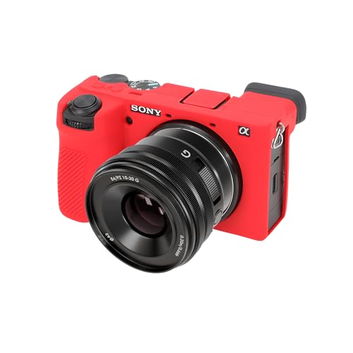 Rieibi SONY A6700 �V���R���P�[�X�A�y�N���V�b�N�ȊO�� �t�@�b�V�������z�\�j�[ sony a6700��p �P�[�X �V���R���� �J�����J�o�[ SONY A6700�Ή� �V���R���J�o�[ �V���R���f�� �J�����ی�P�[�X sony a6700�p �{
