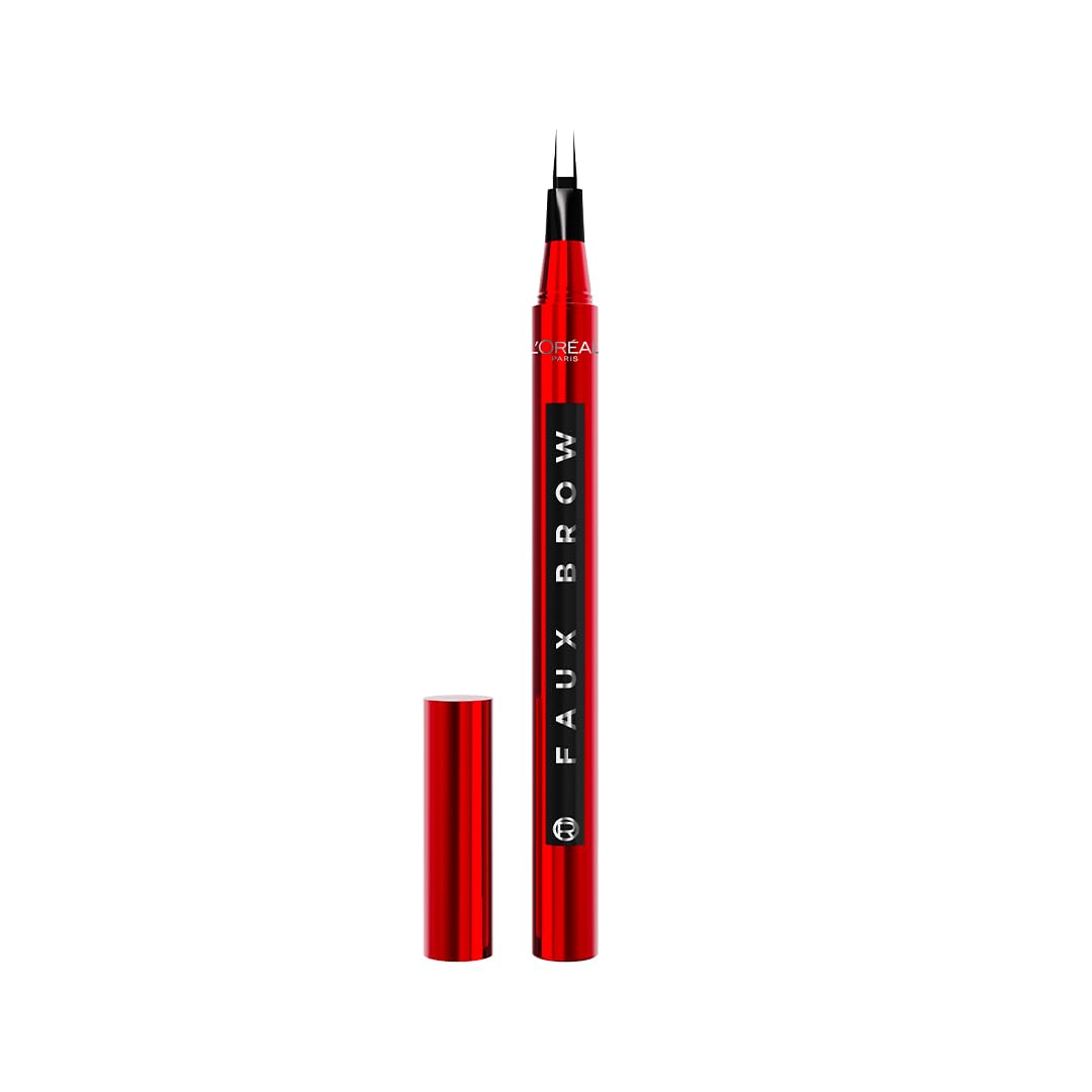 L'Oréal Paris Infaillible Faux Brow Eyebrow Pen, Precise Double-Brush Tip, Waterproof, Sweatproof, Heatproof, Up to 48 hours, Soft Black, 1ml-picture-35