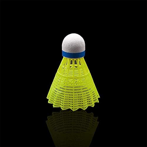 Senston Badminton Shuttlecocks 6 pcs Nylon Shuttlecocks Badminton Ball for Training,Beginner,Family exercise