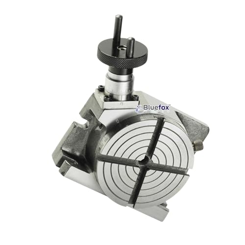 4" (100mm) Rotary Table for Milling Machines – 4-Slot Horizontal & Vertical Precision Mounting for Milling Machines