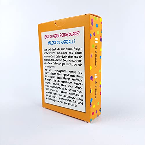 Pass auf, was du sagst – Die Kinderedition: Wer bei diesem Spiel »Ja«, »Nein« oder »Vielleicht« sagt, verliert! Karten – 15. Juni 2021 - Image 4