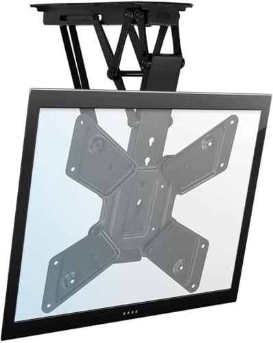 Support TV motorisé gain de place avec élévateur de plafond réglable编