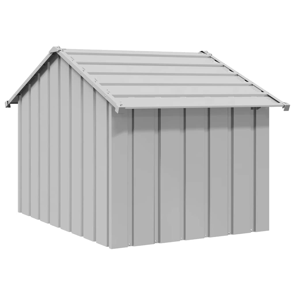 Brokky 4100916 Casetta per Cani con Tetto 83x130x85 cm Acciaio Zincato Recinto per Cani da Giardino,Gabbia per Conigli,Recinto per Animali Domestici,Gatti,Cuccioli,in Fili Metallici
