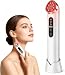 Appareil Anti-Rides Visage,3 Modes EMS Liftant et Raffermissant,Appareil de Massage Visage à 7 Couleurs LED,Chauffant 45°C, Gua Sha Électrique pour Double Menton et Contour de la Mâchoire