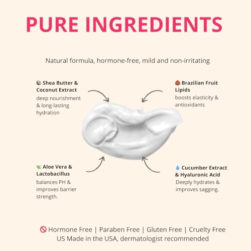 Image of Bioidentical Estriol Silky Cream For Women - 30ml (2-Month Supply) - Lightweight Daily Moisturizer - Peach Flavor - Hydrating, Refreshing Formula