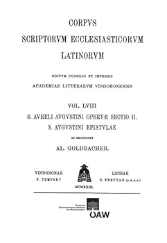 Augustinus Epistulae: Praefatio Et Indices