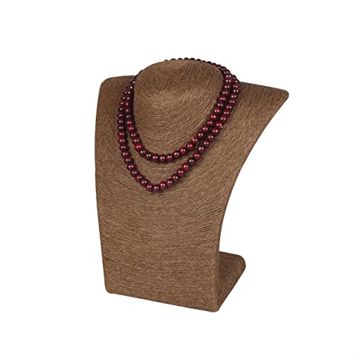 Modèle de buste présentoir à bijoux LNNSHX, l'écrin raffiné en corde tressée