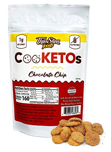 ThinSlim Foods CooKETOs | Keto Cookies (Chocolate Chip, 1pack)