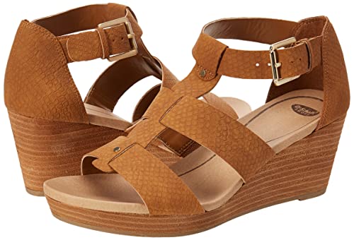 Dr. Scholl's Shoes Women's Barton Wedge Platform Sandal,Saddle Snake Print,9 #TOP7