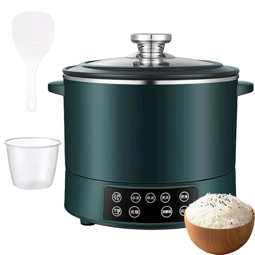 Arrocera baja en azúcar de 3 litros, cesta vaporera de acero inoxidable, panel táctil inteligente, temporizador de inicio diferido de hasta 12 horas, función para mantener caliente, electrodoméstico