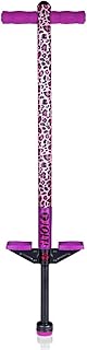 Flybar Pogo Stick for Kids, 40 to 80 Pounds, Perfect for Beginners, Easy Grip Foam Handles, Anti-Slip Foot Pegs, Outdoor Toys for Boys, Jumper Toys for Girls, Outside Toys for Kids (Jolt, Leopard)