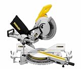 STANLEY Sierra Ingleteadora Telescópica Stanley SM181 10' (254mm) 2000W, Doble Bisel Y Guía LED ST181-B3 (Modelo más...