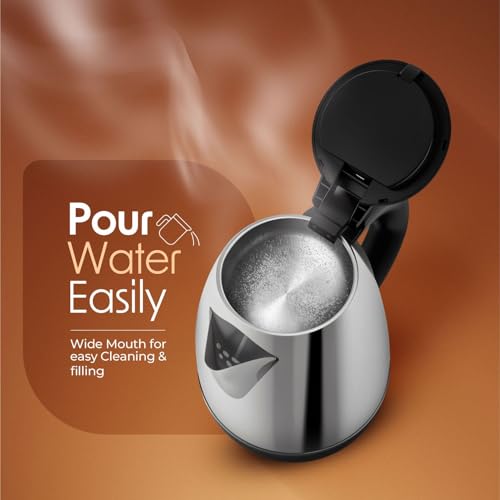 Image of Cellecor Electric CEK15 QUICKBOIL Auto-Shut Off Electric Kettle (1.5 L, Black)