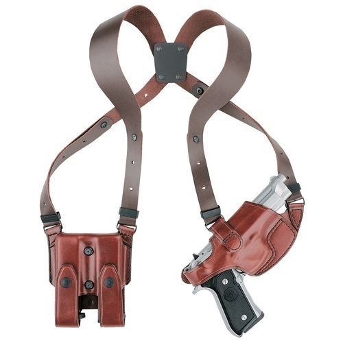 Aker Leather Products 101 Comfort-Flex Shoulder Holster Fits S&W M&P 40/45, Tan, Right Hand by Aker Leather