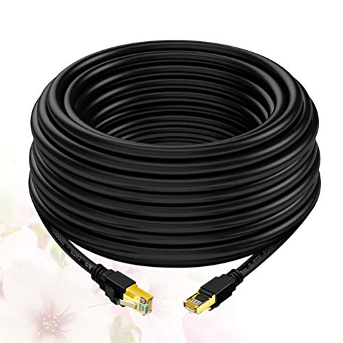 EXCEART Cabo Ethernet Cat8 Cabo de Rede Cat8 de Alta Velocidade Com Conector Rj45 Banhado a Ouro Res