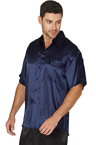 INTIMO Men's Short Sleeve Camp Shirt3