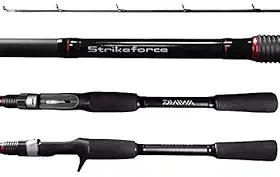 Daiwa Vara de Pesca Carretilha Strikeforce SF602MHRB 1,83m 12-25 Lbs 2 Partes