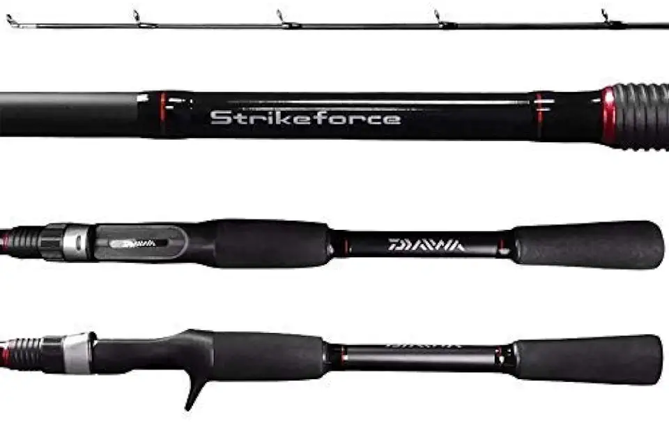 Daiwa Vara de Pesca Carretilha Strikeforce SF602MHRB 1,83m 12-25 Lbs 2 Partes