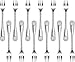 New Star Foodservice 58321 Shell Pattern, Stainless Steel, Oyster Fork, 6-Inch, Set of 12