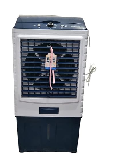 WILLETT 60L Dessert Air Cooler for Home/office/outdoor, Ice Tub, Honeycomb Cooling Pads | Easy to Move (60L, 140 Watts)