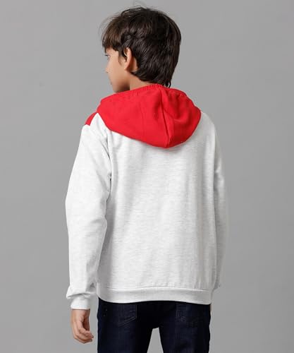 Image of KYDA KIDS Boys Cotton Hooded Neck Hoodies - Sweatshirt with Hoodies Full Sleeves Boys Winter Wear, Long Sleeve Sweatshirts for Boys - Regular Fit Multicolor(HOOD-A-C5-9-10Y)