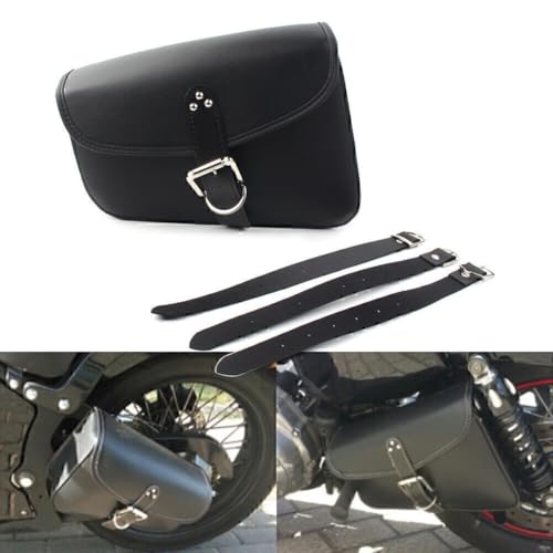 Alforja de cuero sintético lado izquierdo para Harley Sportster