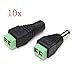 Produktbild LaDicha 10 x Stecker Buchse 12V DC Power Plug Adapter Connector 5.5 x 2,1 mm für CCTV