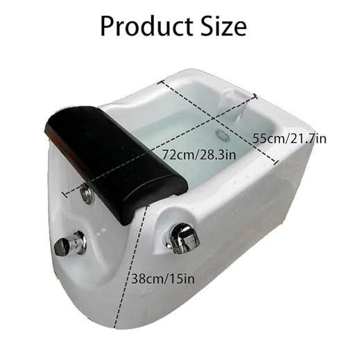 Masajeador de pies acrílico spa portátil profundo miniatura 3
