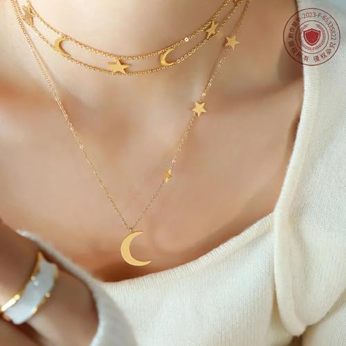 Pendentif romantique double couche en argent pour sublimer le tempérament féminin
