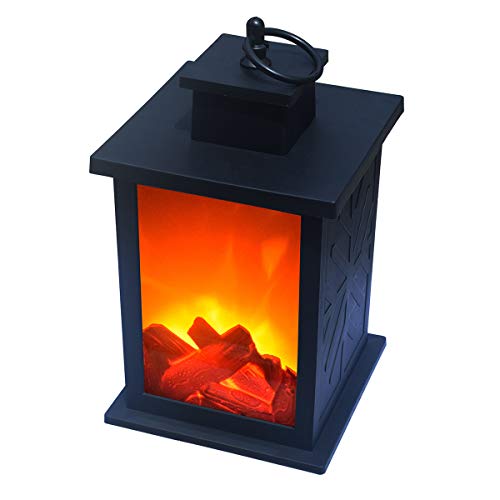 Kaminofen, flammeneffekt Kamin, Abs Kunststoff + Pp Kunststoff LEDs Kaminfeuer, zum Hof, Villa, Gemeinde Usw Tragbarer Elektroherd Heizkamin